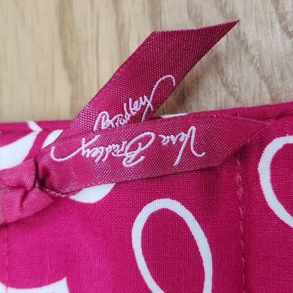 Vera Bradley Twirly Bird Pink Wallet With Keychain, ID Display - Picture 6 of 6